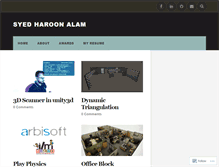 Tablet Screenshot of haroonalam.com